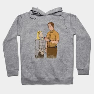 the office angela and dwight dunder mifflin Hoodie